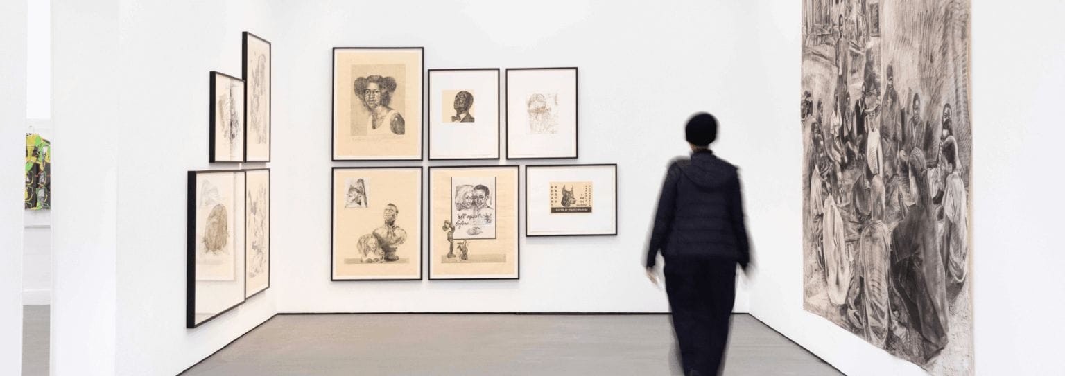 Stevenson Gallery Speculations on Drawing by Meleko Mokgosi art exhibitions in Johannesburg | What's on in Joburg